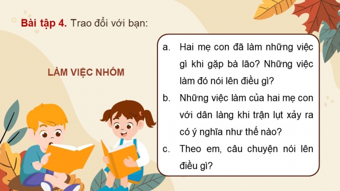 Giáo án điện tử Tiếng Việt 4 chân trời CĐ 5 Bài 2 Nói và nghe: Kể câu chuyện về lòng nhân ái