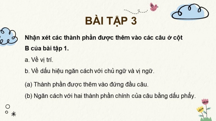 Giáo án điện tử Tiếng Việt 4 kết nối Bài 11 Luyện từ và câu: Trạng ngữ