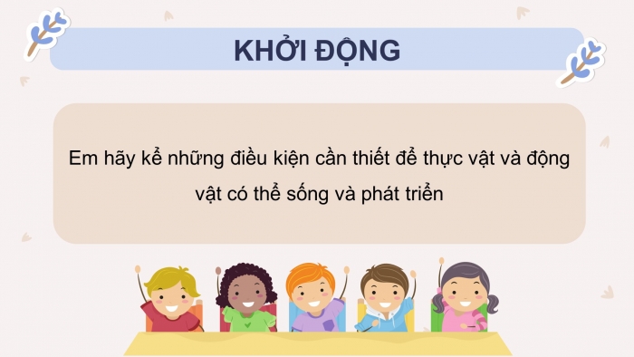 Giáo án điện tử Khoa học 4 chân trời Bài 18: Ôn tập chủ đề Thực vật và động vật