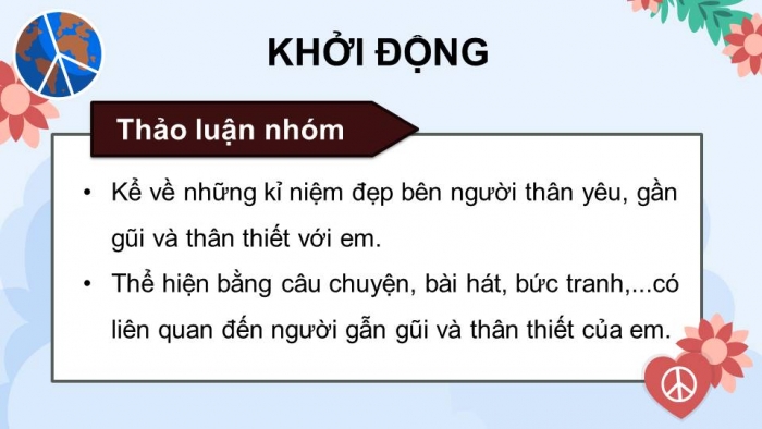 Giáo án điện tử Tiếng Việt 4 kết nối Bài 3 Viết: Viết đoạn văn nêu tình cảm, cảm xúc về một người gần gũi, thân thiết