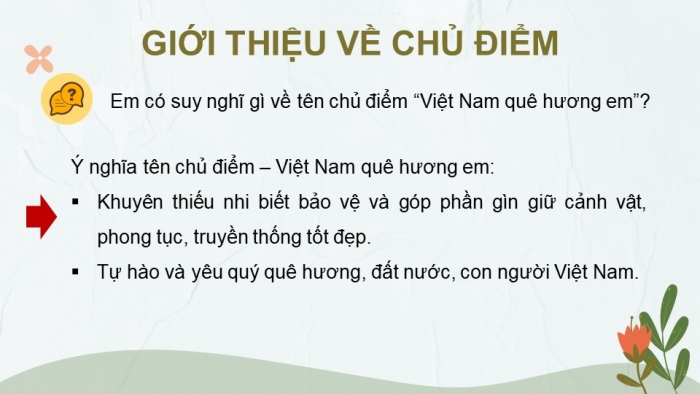 Giáo án điện tử Tiếng Việt 4 chân trời CĐ 6 Bài 1 Đọc: Sự tích bánh chưng, bánh giầy