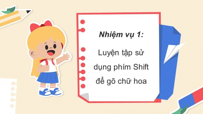 Giáo án điện tử Tin học 4 chân trời Bài 11B: Thực hành luyện tập gõ bàn phím