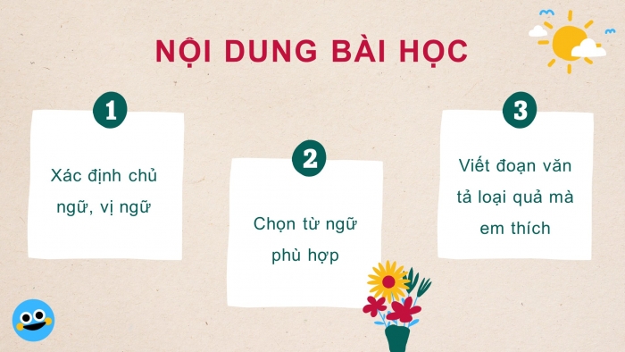 Giáo án điện tử Tiếng Việt 4 chân trời CĐ 6 Bài 3 Luyện từ và câu: Luyện tập về thành phần chính của câu