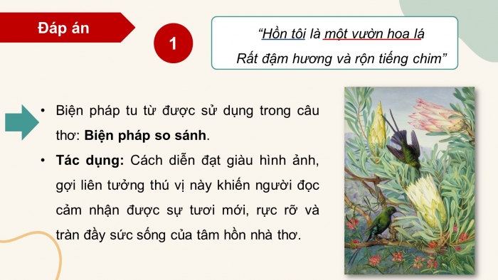 Giáo án điện tử Ngữ văn 8 kết nối Bài 7 TH tiếng Việt: Biện pháp tu từ và nghĩa của từ ngữ