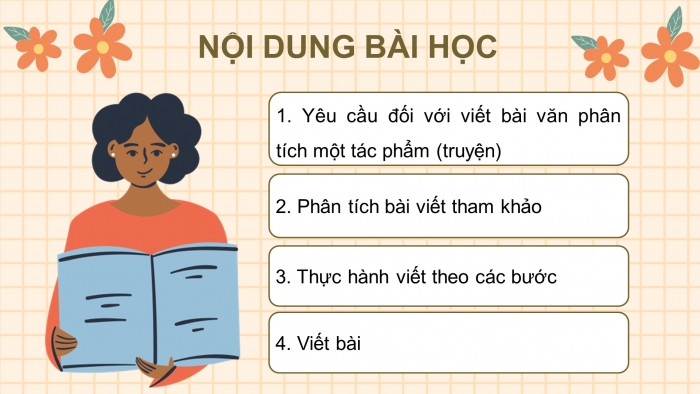 Giáo án điện tử Ngữ văn 8 kết nối Bài 8 Viết: Viết bài văn phân tích một tác phẩm (truyện)