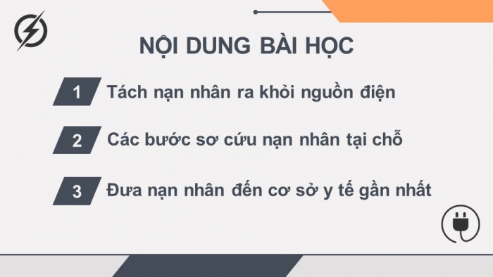 Giáo án điện tử Công nghệ 8 kết nối Bài 13: Sơ cứu người bị tai nạn điện