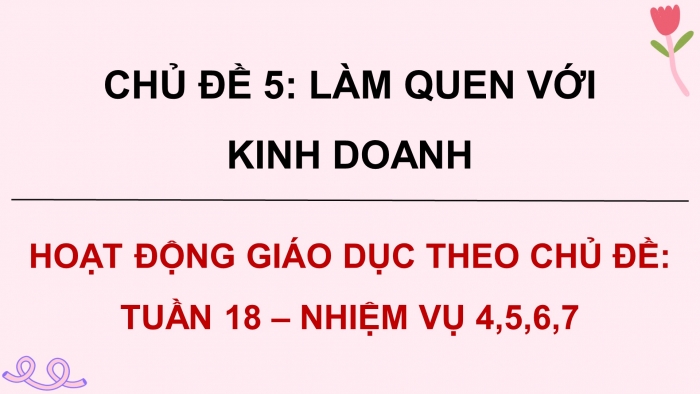 Giáo án điện tử HĐTN 8 chân trời (bản 1) Chủ đề 5 tuần 5 tuần 18: Nhiệm vụ 4, 5, 6, 7