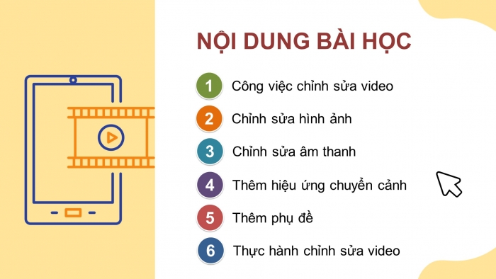 Giáo án điện tử Tin học ứng dụng 11 cánh diều Chủ đề E(ICT) Bài 5: Chỉnh sửa video trên Animiz