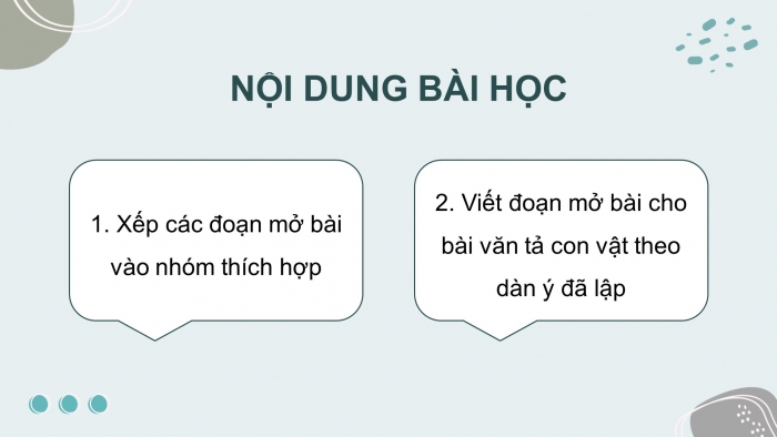 Giáo án điện tử Tiếng Việt 4 cánh diều Bài 13 Viết 2: Luyện tập tả con vật
