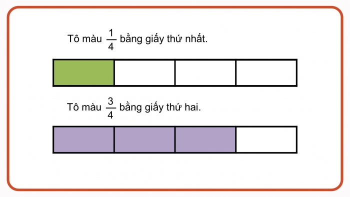 Giáo án điện tử Toán 4 cánh diều Bài 61: So sánh hai phân số cùng mẫu số