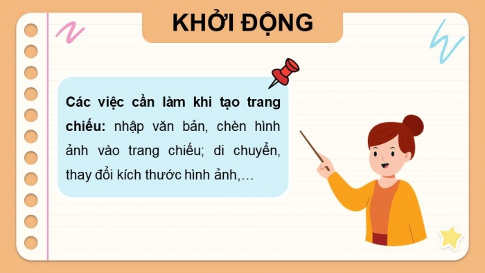 Giáo án điện tử Tin học 4 chân trời Bài 9: Bài trình chiếu của em