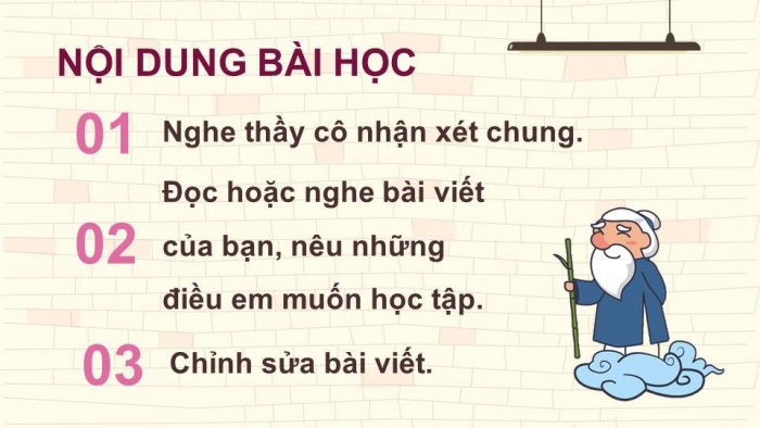 Giáo án điện tử Tiếng Việt 4 kết nối Bài 6 Viết: Trả bài viết đoạn văn nêu tình cảm, cảm xúc về một nhân vật trong văn học