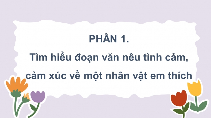 Giáo án điện tử Tiếng Việt 4 chân trời CĐ 6 Bài 5 Viết: Luyện tập viết đoạn văn nêu tình cảm cảm xúc