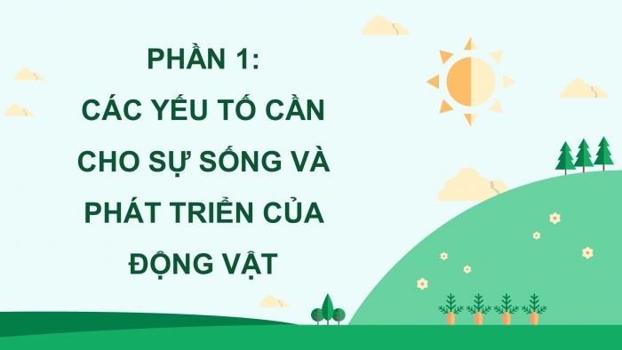 Giáo án điện tử Khoa học 4 kết nối Bài 16: Động vật cần gì để sống?