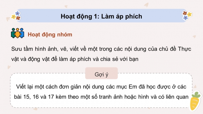 Giáo án điện tử Khoa học 4 chân trời Bài 18: Ôn tập chủ đề Thực vật và động vật