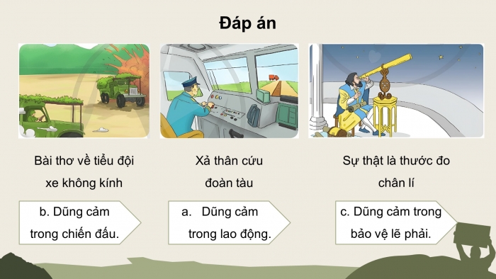 Giáo án điện tử Tiếng Việt 4 cánh diều Bài 12 Đọc 1: Bài thơ về tiểu đội xe không kính