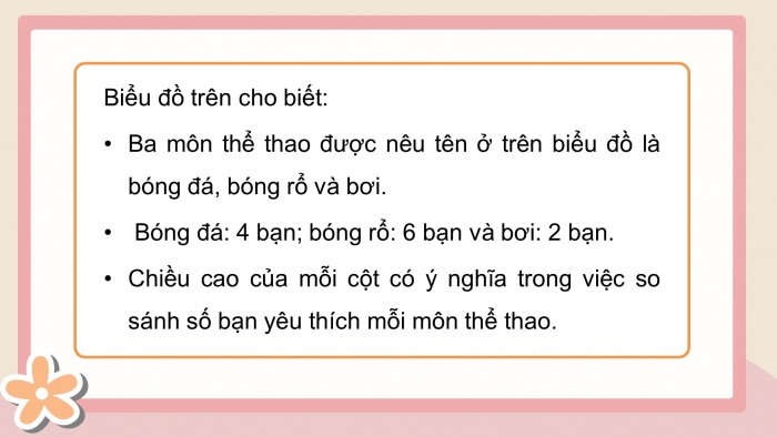 Giáo án điện tử Toán 4 kết nối Bài 50: Biểu đồ cột