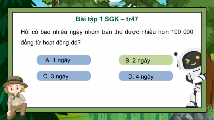 Giáo án điện tử Toán 4 kết nối Bài 52: Luyện tập chung