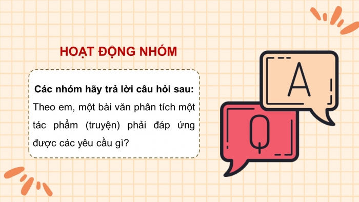 Giáo án điện tử Ngữ văn 8 kết nối Bài 8 Viết: Viết bài văn phân tích một tác phẩm (truyện)