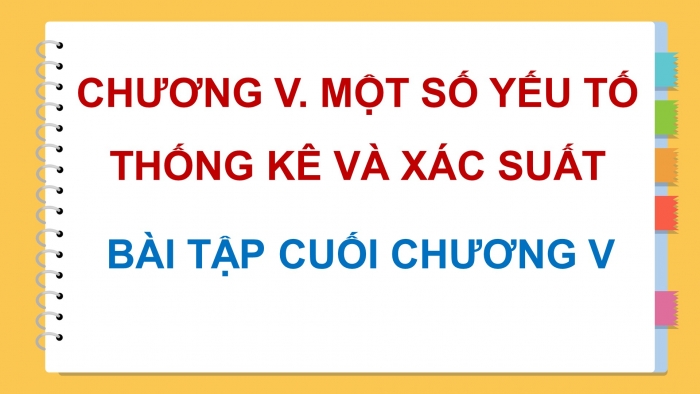 Giáo án điện tử Toán 11 cánh diều: Bài tập cuối chương 5