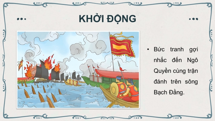 Giáo án điện tử Tiếng Việt 4 cánh diều Bài 14 Đọc 1: Ngô Quyền đại phá quân Nam Hán