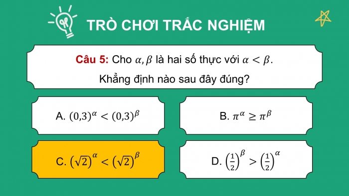 Giáo án điện tử Toán 11 chân trời: Bài tập cuối chương 6