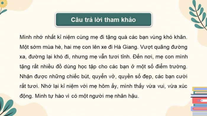 Giáo án điện tử Tiếng Việt 4 kết nối Bài 14 Đọc: Trong lời mẹ hát