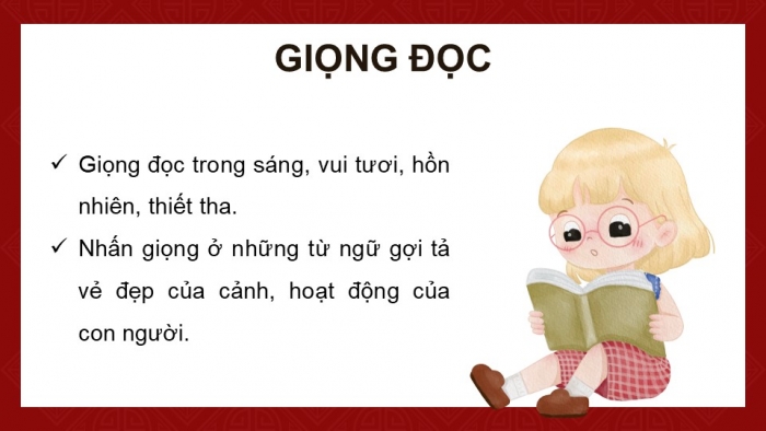 Giáo án điện tử Tiếng Việt 4 chân trời CĐ 6 Bài 7 Đọc: Chợ Tết