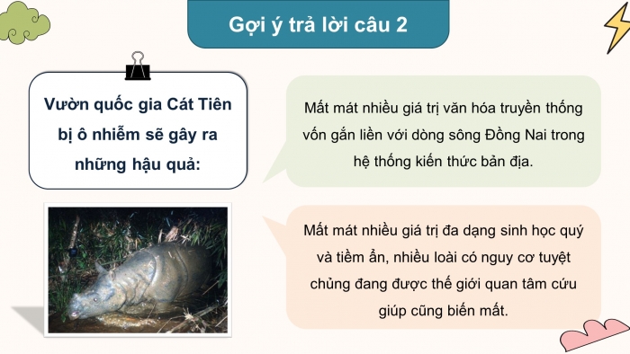 Giáo án điện tử HĐTN 11 chân trời (bản 2) Chủ đề 6: Bảo vệ môi trường và bảo tồn cảnh quan thiên nhiên (P1)