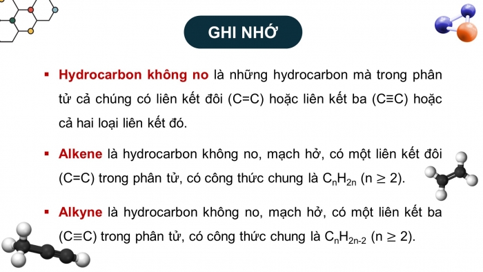 Giáo án điện tử Hoá học 11 cánh diều Bài 13: Hydrocarbon không no (Phần 1)