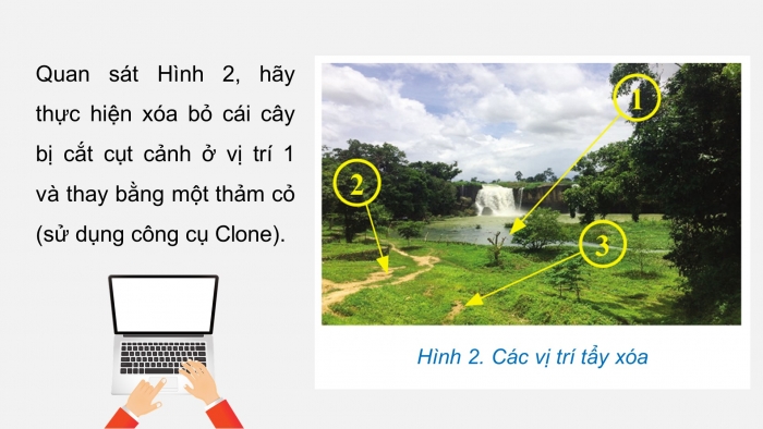 Giáo án điện tử Tin học ứng dụng 11 cánh diều Chủ đề E(ICT) Bài 2: Tẩy xoá ảnh trong GIMP