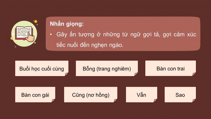 Giáo án điện tử Tiếng Việt 4 cánh diều Bài 11 Đọc 2: Buổi học cuối cùng