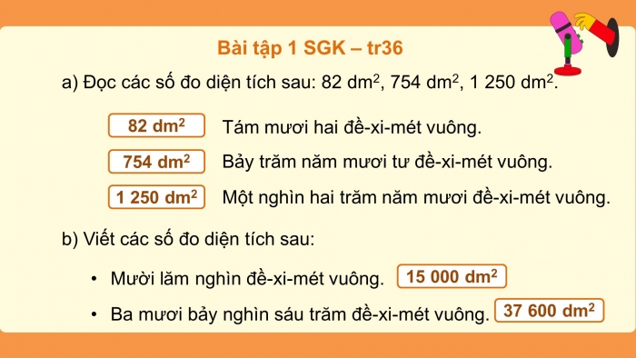 Giáo án điện tử Toán 4 cánh diều Bài 68: Đề-xi-mét vuông