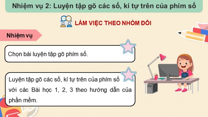 Giáo án điện tử Tin học 4 chân trời Bài 11B: Thực hành luyện tập gõ bàn phím