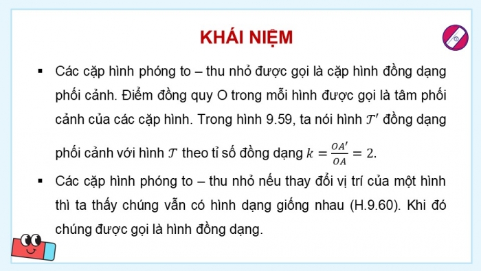 Giáo án điện tử Toán 8 kết nối Bài 37: Hình đồng dạng