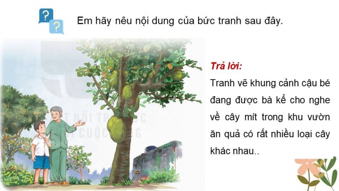 Giáo án điện tử Tiếng Việt 4 kết nối Bài 13 Đọc: Vườn của ông tôi