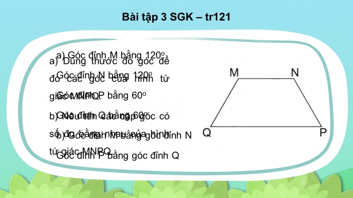 Giáo án điện tử Toán 4 kết nối Bài 35: Ôn tập hình học