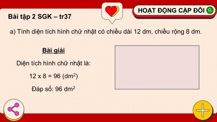 Giáo án điện tử Toán 4 cánh diều Bài 68: Đề-xi-mét vuông