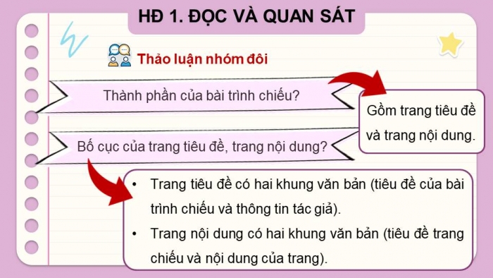 Giáo án điện tử Tin học 4 chân trời Bài 9: Bài trình chiếu của em