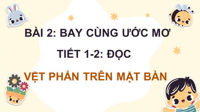 Giáo án điện tử Tiếng Việt 4 kết nối Bài 2 Đọc: Vệt phấn trên mặt bàn