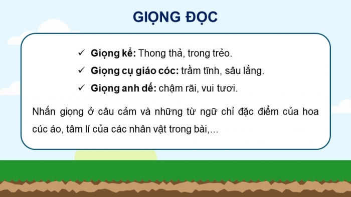 Giáo án điện tử Tiếng Việt 4 chân trời CĐ 6 Bài 5 Đọc: Hoa cúc áo