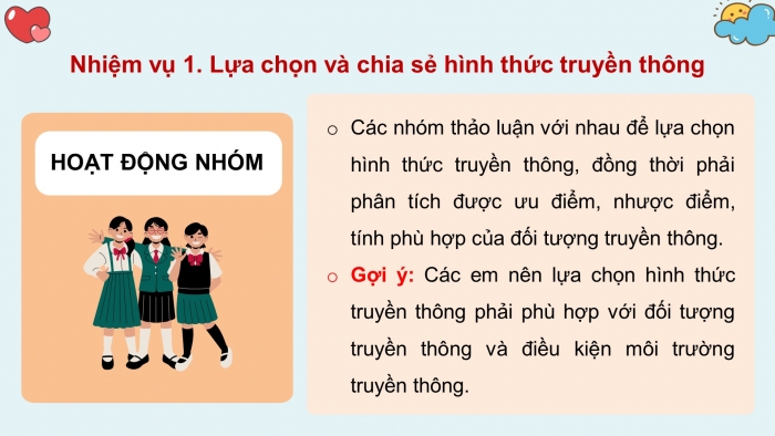 Giáo án điện tử HĐTN 8 chân trời (bản 2) Chủ đề 6: Đề phòng thiên tai và giảm nhẹ rủi ro - Hoạt động 4