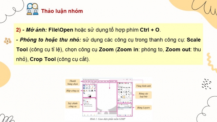 Giáo án điện tử Tin học 8 cánh diều Chủ đề E3 Bài 1: Làm quen với phần mềm GIMP