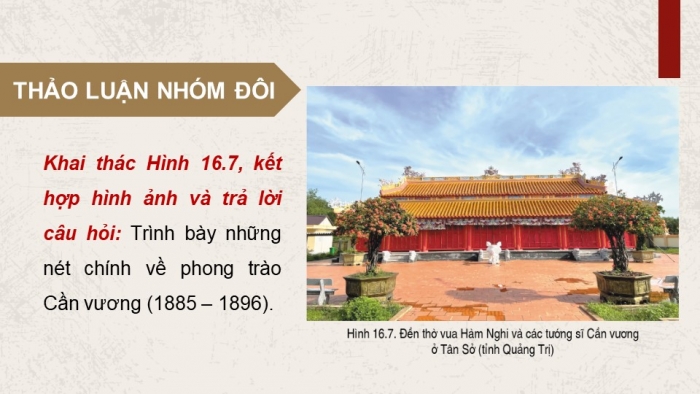 Giáo án điện tử Lịch sử 8 cánh diều Bài 16: Việt Nam nửa sau thế kỉ XIX (P3)