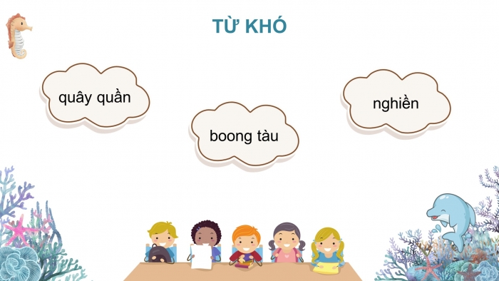 Giáo án điện tử Tiếng Việt 4 chân trời CĐ 8 Bài 1 Đọc: Cá heo ở biển Trường Sa