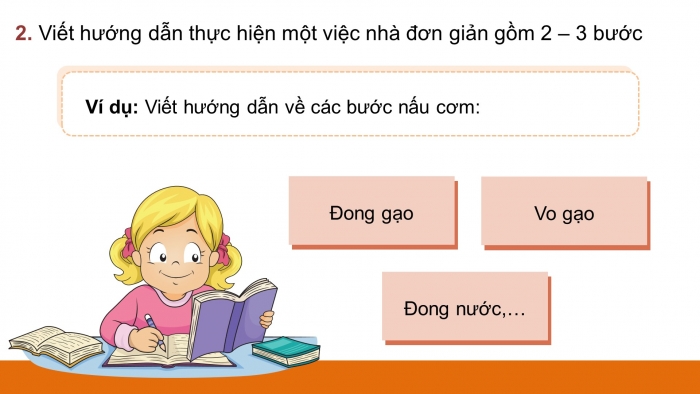 Giáo án điện tử Tiếng Việt 4 chân trời CĐ 8 Bài 5 Viết: Viết hướng dẫn thực hiện một công việc