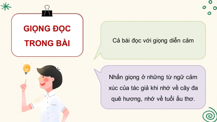 Giáo án điện tử Tiếng Việt 4 kết nối Bài 17 Đọc: Cây đa quê hương