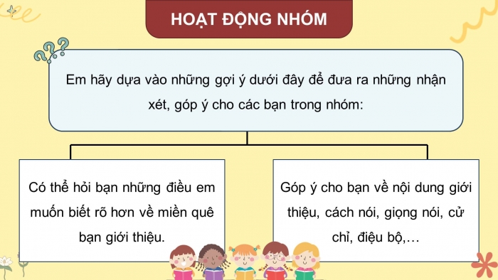 Giáo án điện tử Tiếng Việt 4 kết nối Bài 18 Nói và nghe: Những miền quê yêu dấu