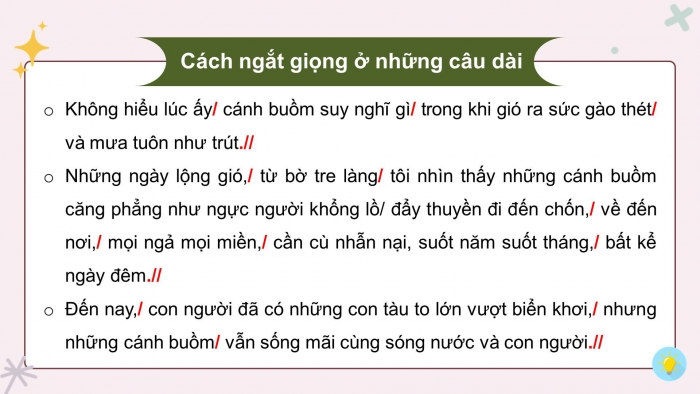 Giáo án điện tử Tiếng Việt 4 kết nối Bài 21 Đọc: Những cánh buồm