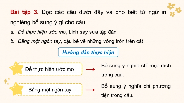 Giáo án điện tử Tiếng Việt 4 chân trời CĐ 7 Bài 5 Luyện từ và câu: Trạng ngữ